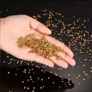 Gold Diamond Rhinestone Confetti
